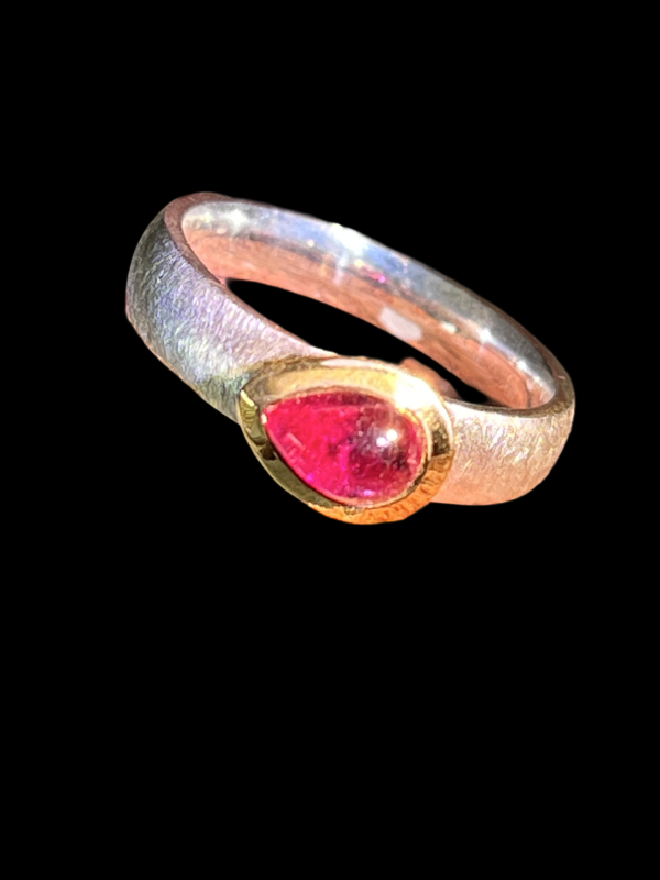 Herzblut Rubellit Turmalin Ring