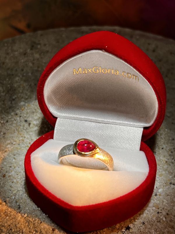 Herzblut Rubellit Turmalin Ring