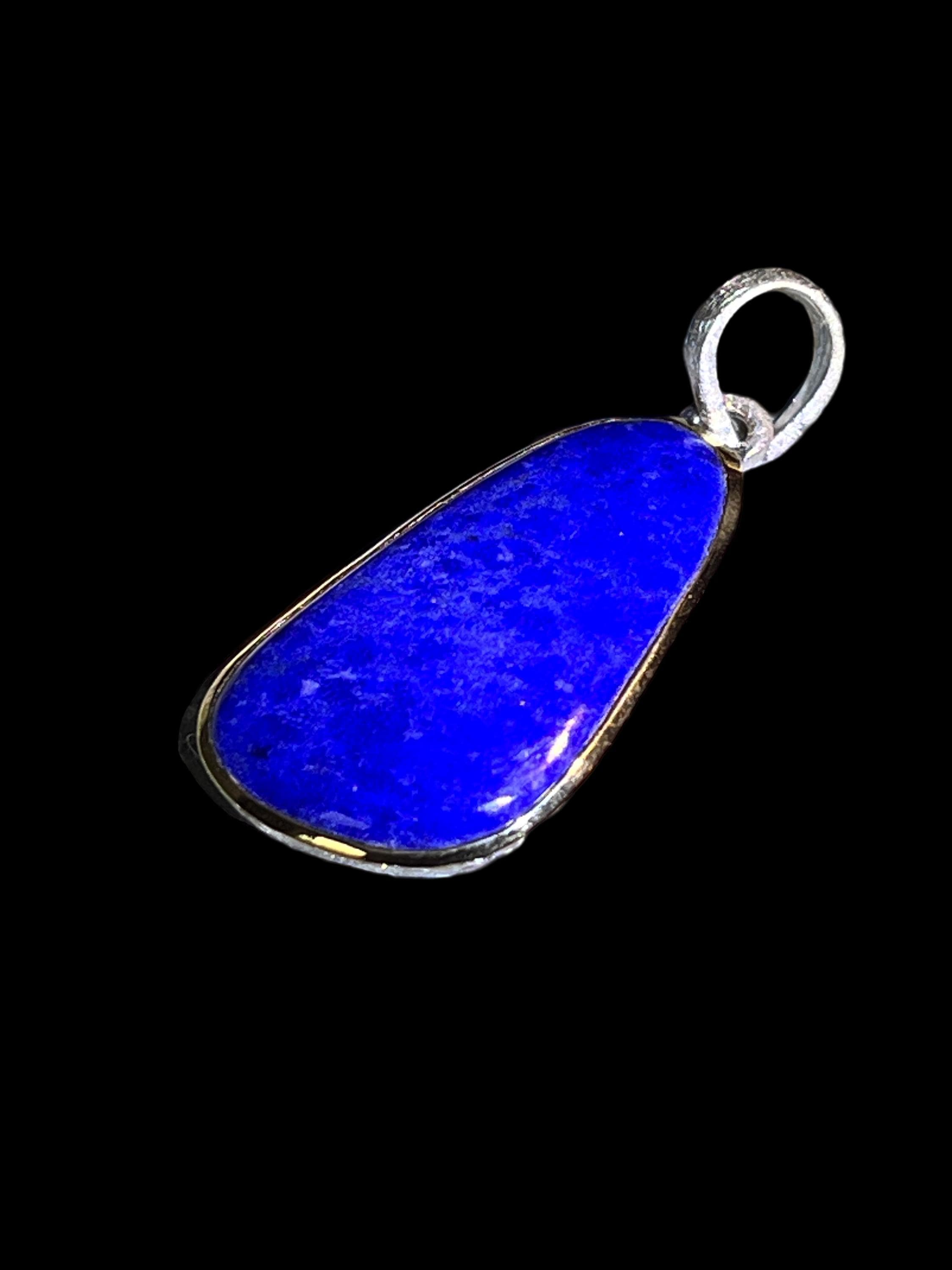 Lapis Tagespreis  Pharao Liebling Anhänger in Silber mit teilvergoldeter Fassung