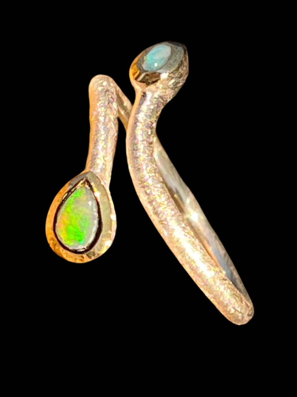 ANDAMOOKA  OPAL Tagespreis  Sterlingsilberring deutsche Qualität