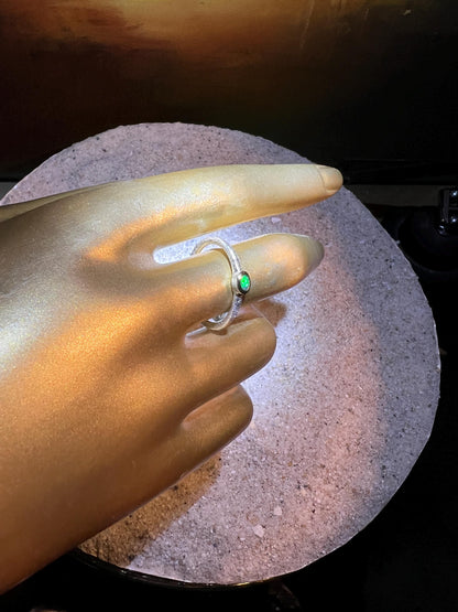 Schwarzopal Lieblinge für den Alltag Ring in Sterling Silber