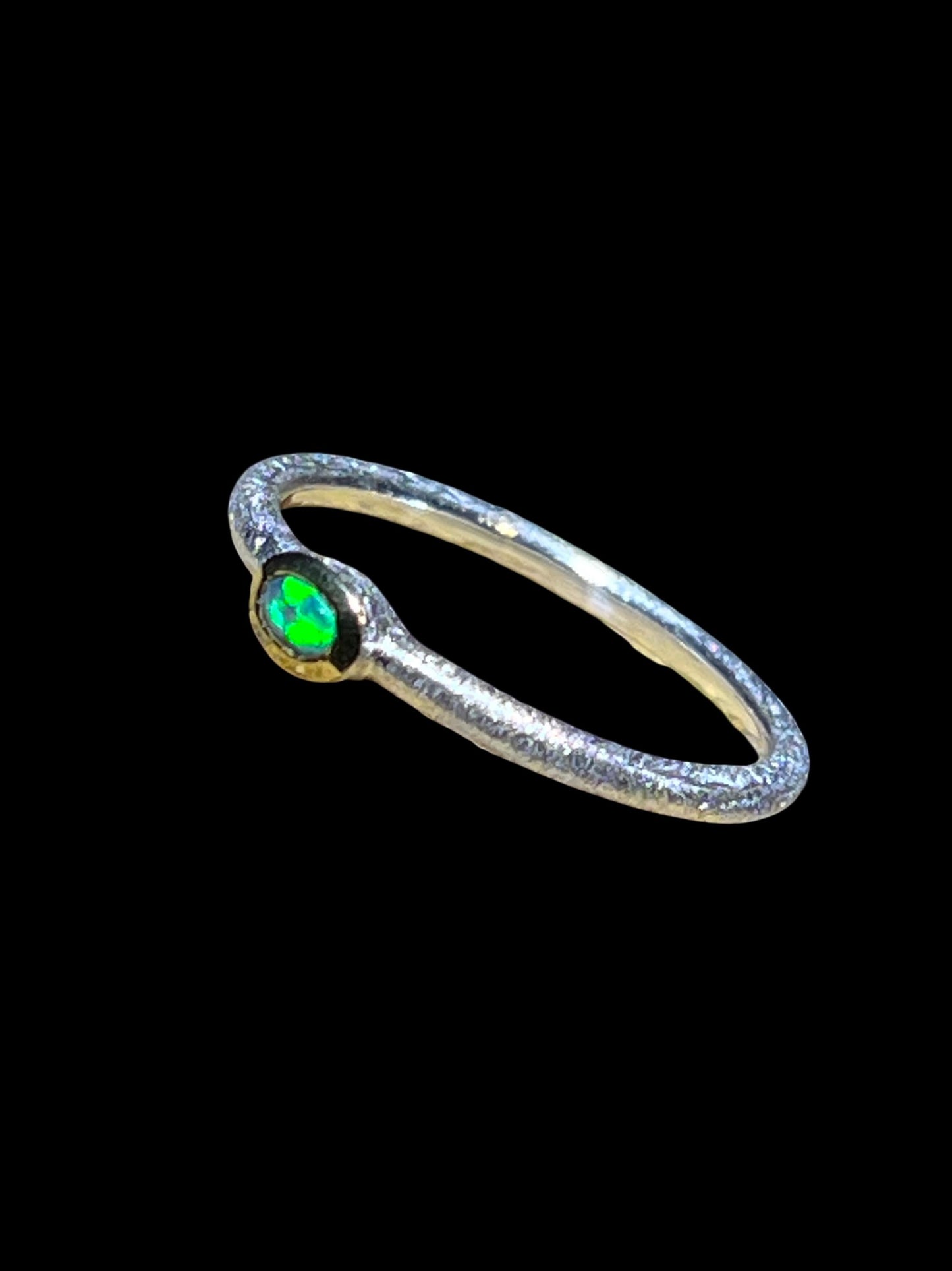 Schwarzopal Lieblinge für den Alltag Ring in Sterling Silber
