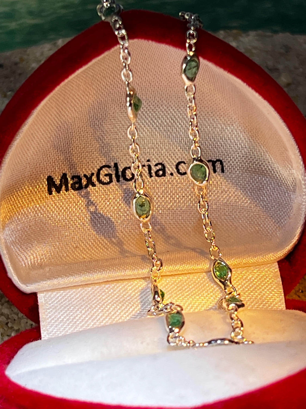 SmaragdTagespreis  Sterlingsilber Armband