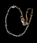 SmaragdTagespreis  Sterlingsilber Armband