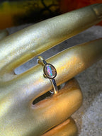 Boulderopal Tagespreis  für gute Laune in 18Kt Goldvermeil Ring in Silber deutsche Handarbeit