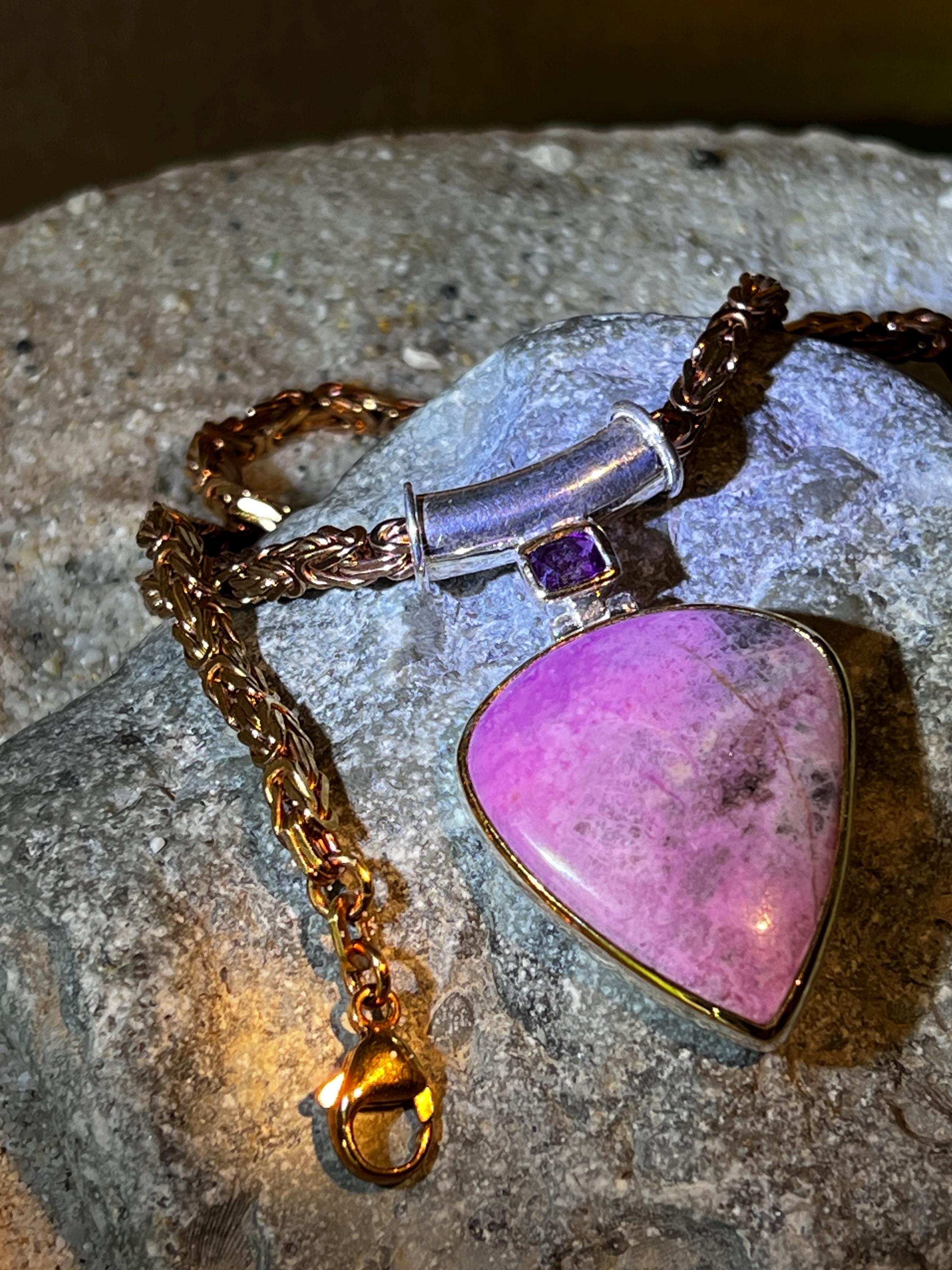 Pinkinspiration 18kt Goldvermeil Anhänger Sterlingsilber Kette vergoldet