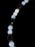 Onyx Opalglas Collier