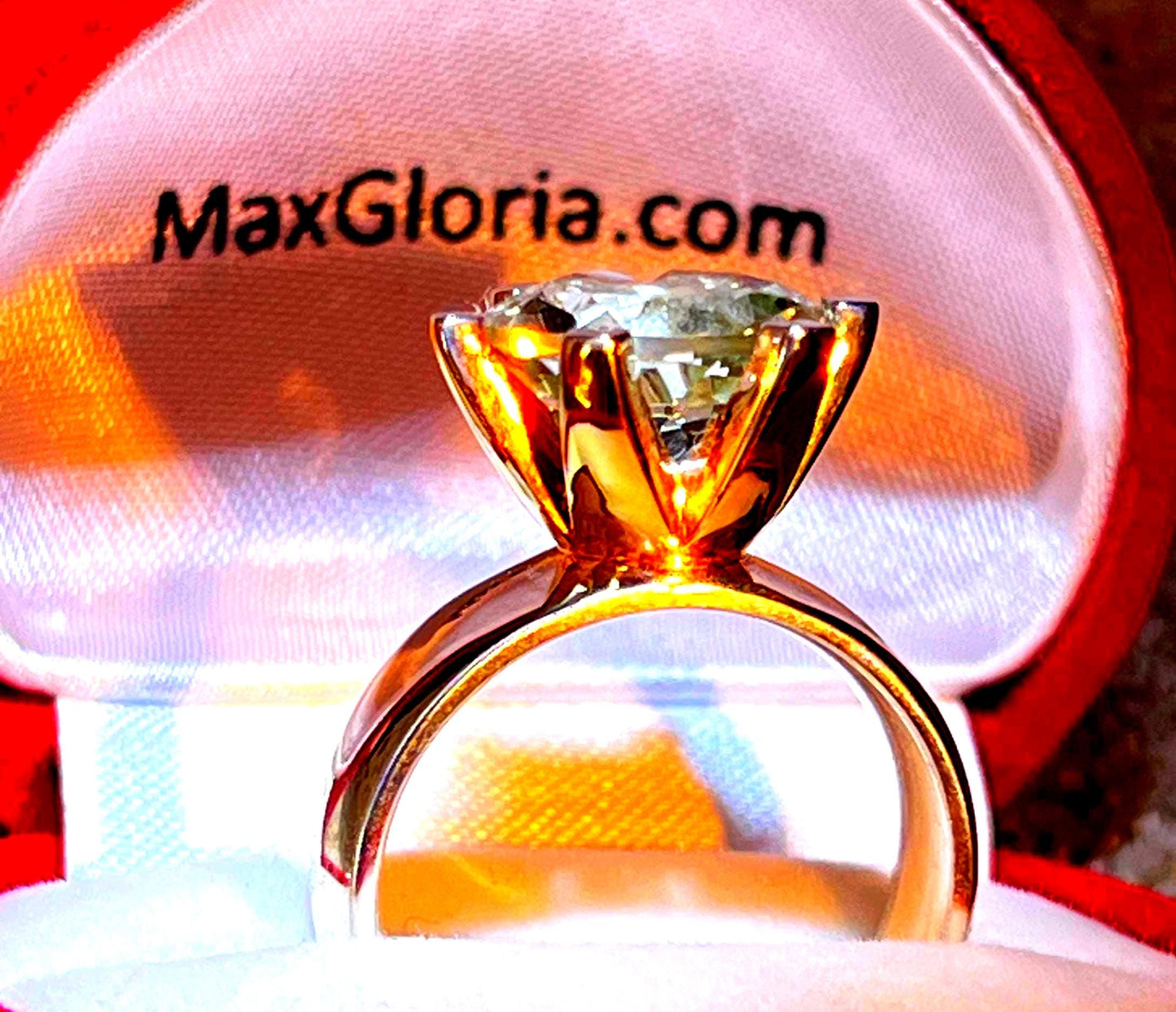 Grüner Amethyst 9 ct Ring in Silber mit 18Kt Goldvermeil Fassung
