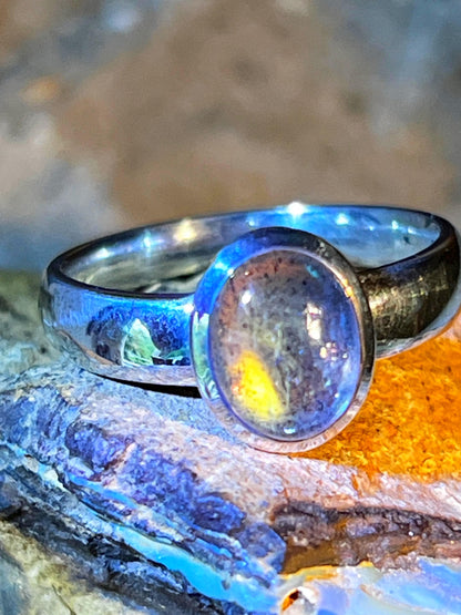 Mein Preis  Regenbogen Mondstein in Sterlingsilber