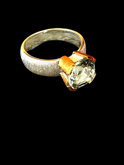 8 ct Prasiolith Ring Mein Preis