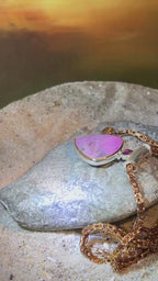 Pinkinspiration 18kt Goldvermeil Anhänger Sterlingsilber Kette vergoldet