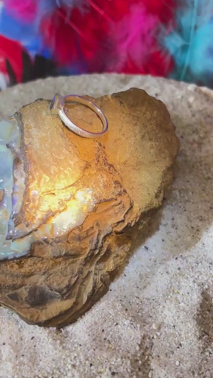 Mein Preis Tansanit Stern von Afrika in 18kt Goldvermeil Fassung Silber Ring mattiert