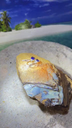 Boulder Opal Tagespreis  Sterlingsilber Ohrringe deutsche Qualitätsarbeit