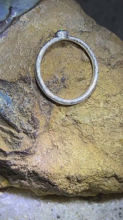 Schwarzopal Lieblinge für den Alltag Ring in Sterling Silber