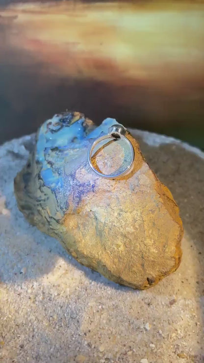 Mein Preis  Regenbogen Mondstein in Sterlingsilber
