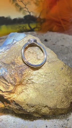 Boulderopal Tagespreis  für gute Laune in 18Kt Goldvermeil Ring in Silber deutsche Handarbeit